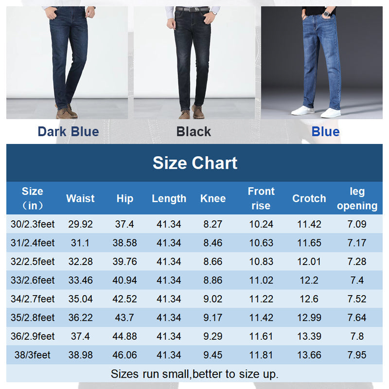 👖 Herren-Jeans – mittelhoher Bund, gerader Schnitt, Stretch-Baumwolle, figurbetont & bequem für Alltag & Arbeit 🧵