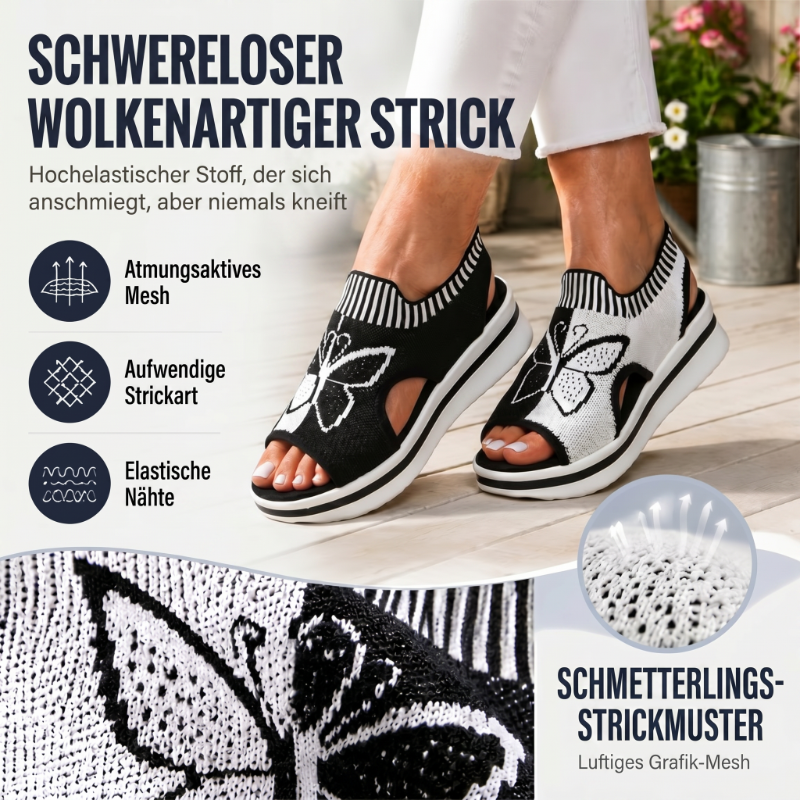 ⏰ 50 % RABATT – Nur für kurze Zeit 👡 Damen Plateau-Sandalen mit Offener Zehenpartie ☀️ Bequem, Luftig & Ideal für Alltag, Urlaub und Strand