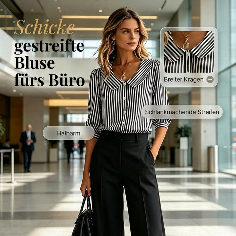 📢Mid-Season Sale: −50% nur für kurze Zeit⏰👜 Designer-Bluse für Damen – V-Ausschnitt, kurze Ärmel, lockere Passform & atmungsaktiv, ideal fürs Büro & warme Tage ☀️