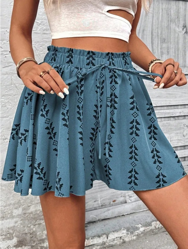 Abigail Boho Flare Shorts