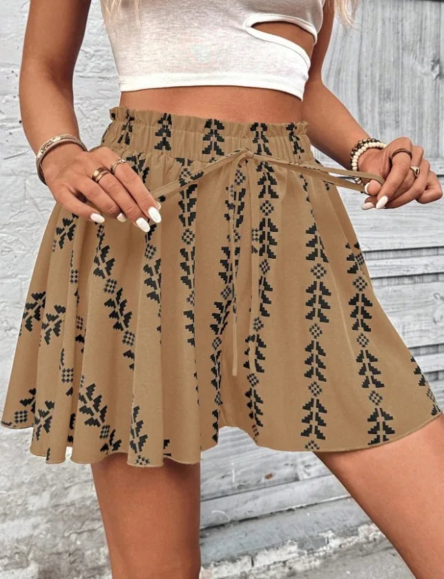 Abigail Boho Flare Shorts