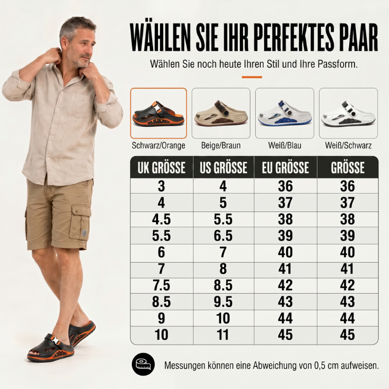 🌬️Herren-Sandalen mit dicker Sohle & atmungsaktivem Material – bequem, stabil & ideal für Alltag, Strand & Freizeit ☀️