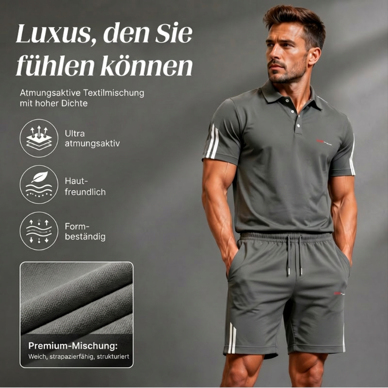 👕 Conjunto de 2 piezas para hombre: camiseta de manga corta y pantalones cortos ☀️🩳
