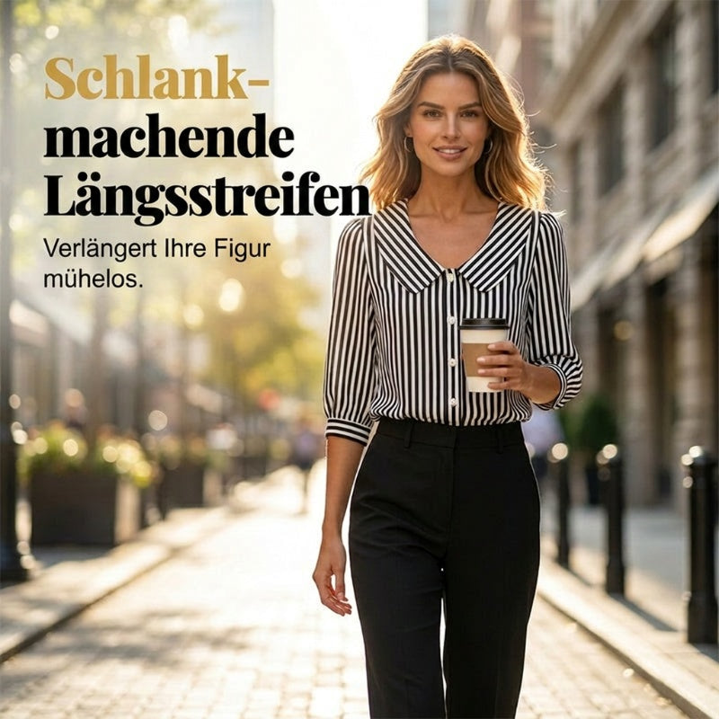 📢Mid-Season Sale: −50% nur für kurze Zeit⏰👜 Designer-Bluse für Damen – V-Ausschnitt, kurze Ärmel, lockere Passform & atmungsaktiv, ideal fürs Büro & warme Tage ☀️