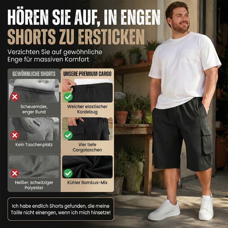 🥾 Robustes Outdoor-Cargohose – schnelltrocknend, atmungsaktiv & mit verstellbarem Bund, ideal für Wandern, Angeln & Camping