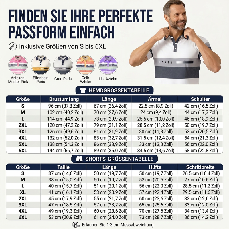 👕 2-teiliges Hemd- & Shorts-Set für Herren – bequem, atmungsaktiv & vielseitig für Sommer, Freizeit & Reisen ☀️🩳