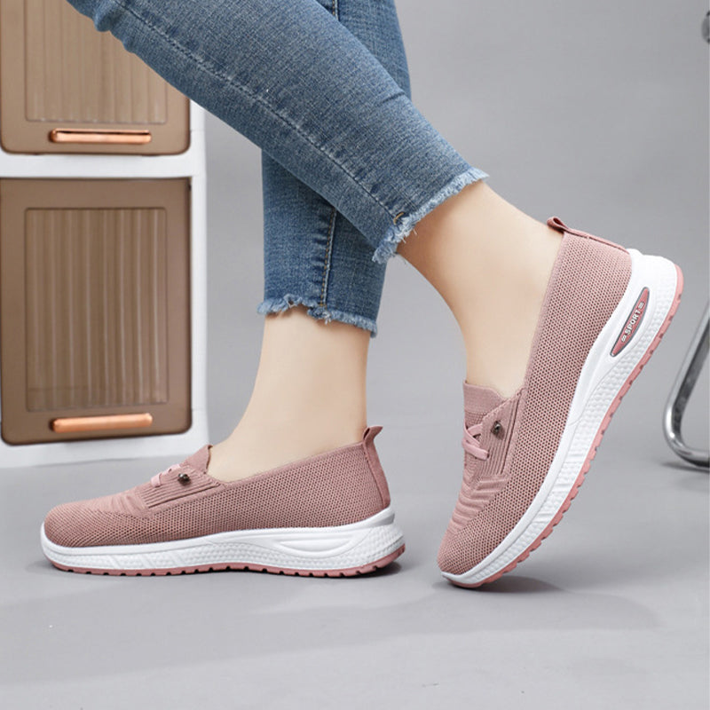 👟 50% RABATT! ⏰ Leichte, atmungsaktive Slip-On Freizeitschuhe für Frauen – Bequeme Memory Foam-Sohle, flexible Passform & perfekt für Alltag, Reisen oder Strand – einfach anziehen und losgehen 🌸