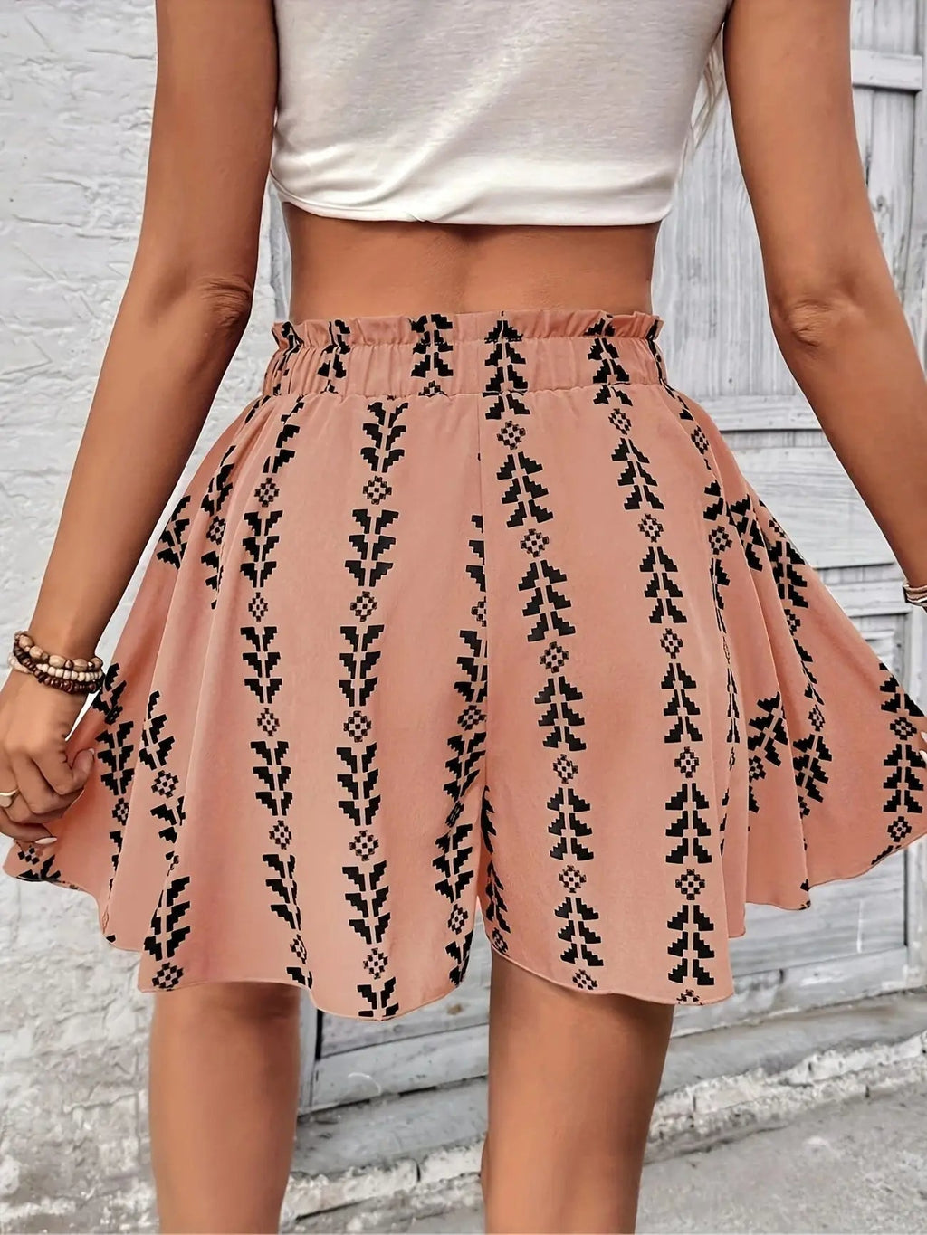 Abigail Boho Flare Shorts