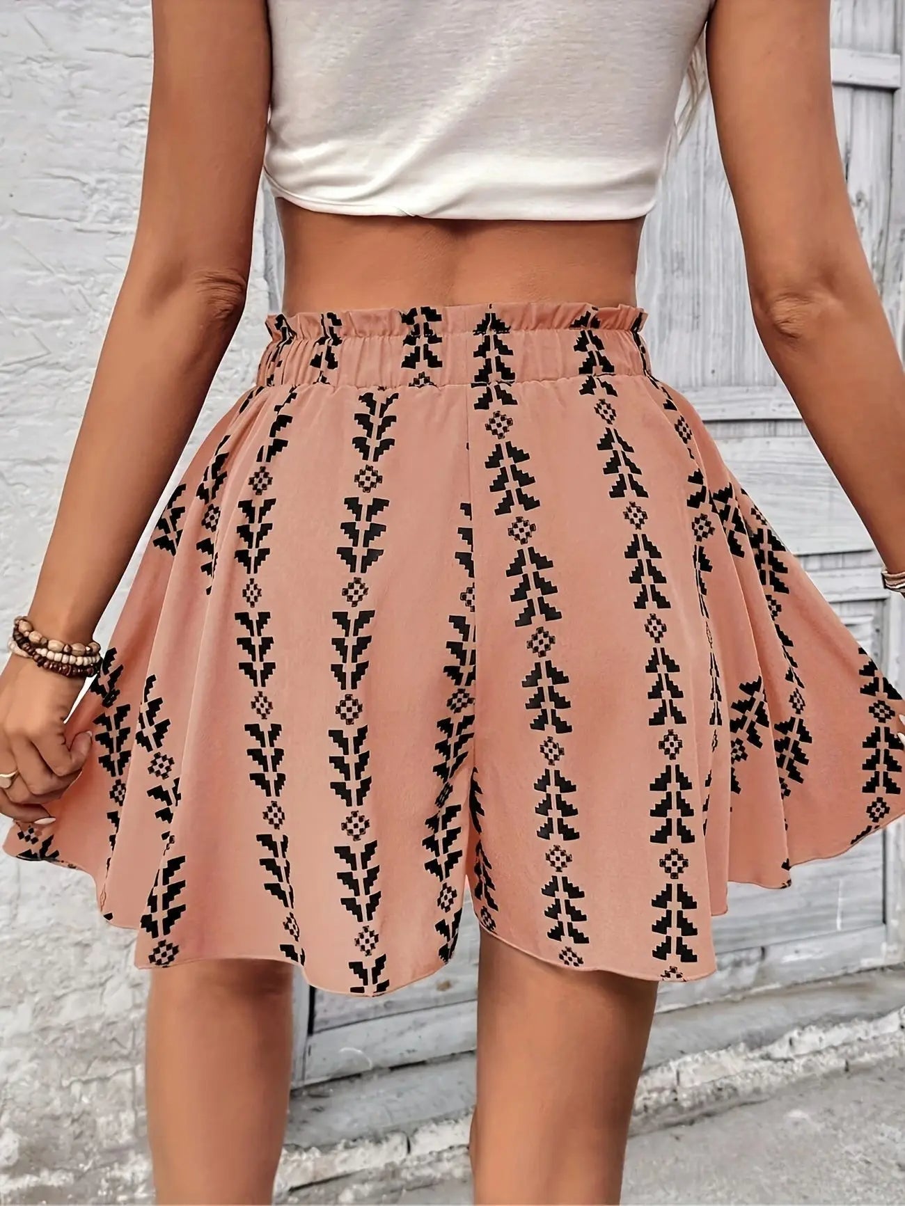 Abigail Boho Flare Shorts