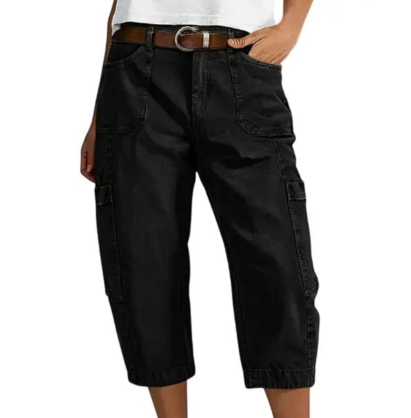 📢Mid-Season Sale: −50% nur für kurze Zeit⏰👖 Lässige Cargo-Caprihosen für Damen – bequeme 3/4-Hosen mit vielen Taschen, perfekt für Alltag, Reisen & Sommer ☀️