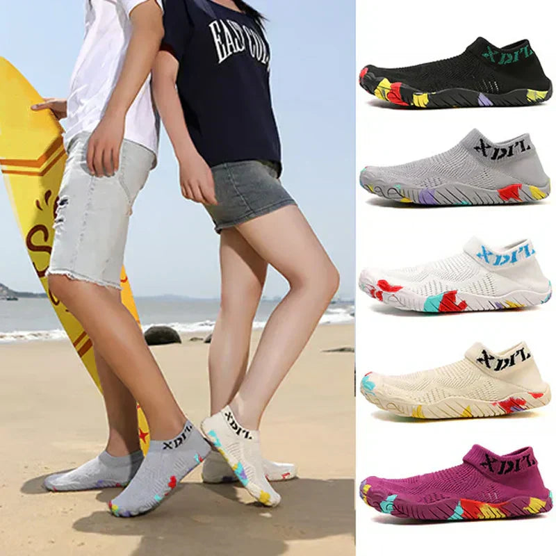 🏊‍♂️ Vielseitige Wasser-Schuhe für Damen & Herren – atmungsaktiv, schnell trocknend & mit Zehen-Design für Schwimmen, Wandern & Fitness 🌊