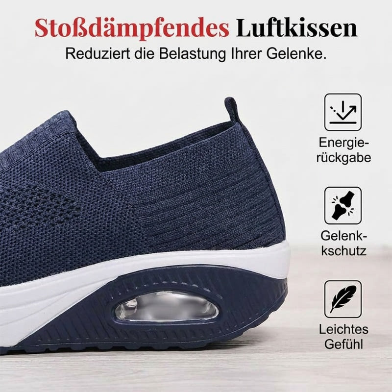 📢Mid-Season Sale: −50% nur für kurze Zeit⏰👟 Damen-Freizeitschuhe im Slip-On-Stil – dicke Sohle, Luftpolster, atmungsaktives Strickmaterial & bequem für Alltag & Reisen ☀️