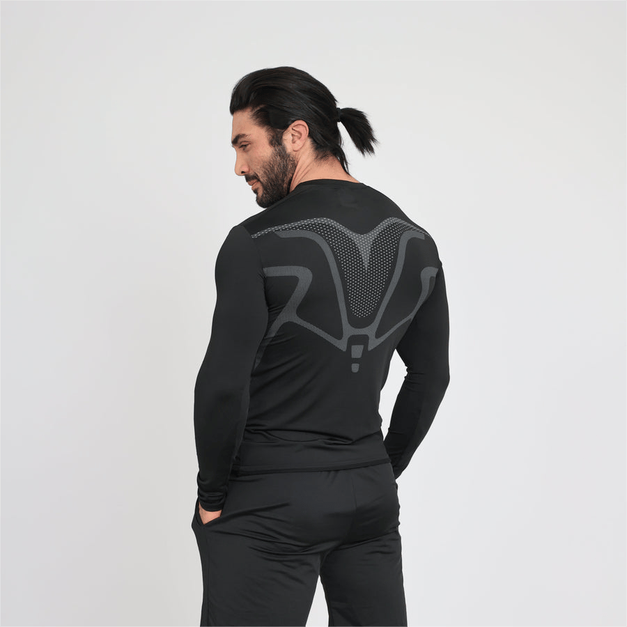 👕50% OFF!💪Ion Shape Long Sleeve Shirt – Slim Fit, Ionic Technology, Confidence Boost