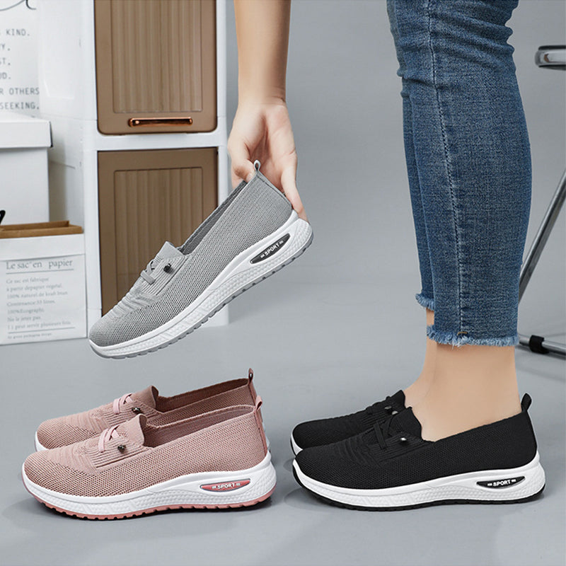 👟 50% RABATT! ⏰ Leichte, atmungsaktive Slip-On Freizeitschuhe für Frauen – Bequeme Memory Foam-Sohle, flexible Passform & perfekt für Alltag, Reisen oder Strand – einfach anziehen und losgehen 🌸