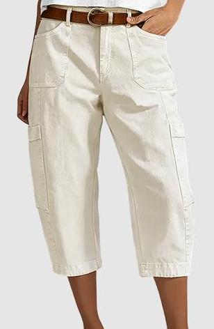 📢Mid-Season Sale: −50% nur für kurze Zeit⏰👖 Lässige Cargo-Caprihosen für Damen – bequeme 3/4-Hosen mit vielen Taschen, perfekt für Alltag, Reisen & Sommer ☀️