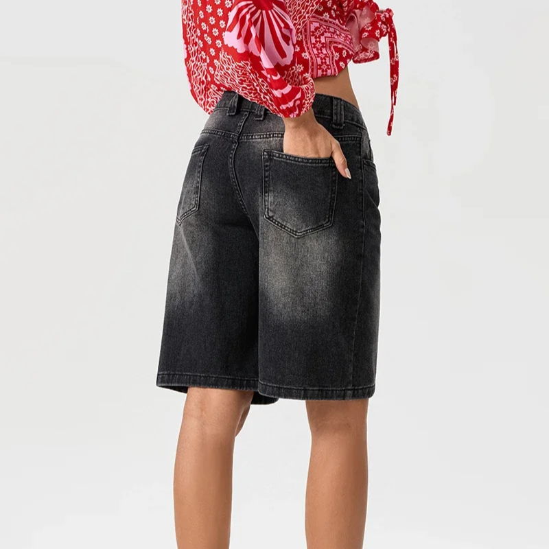 Ada Denim Bermuda Shorts