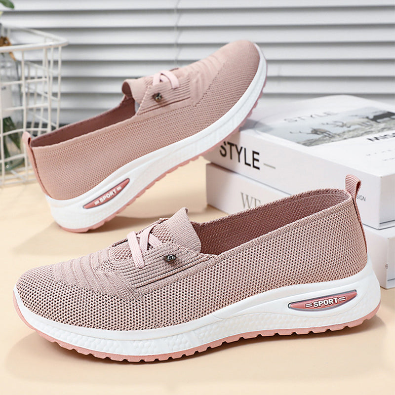 👟 50% RABATT! ⏰ Leichte, atmungsaktive Slip-On Freizeitschuhe für Frauen – Bequeme Memory Foam-Sohle, flexible Passform & perfekt für Alltag, Reisen oder Strand – einfach anziehen und losgehen 🌸