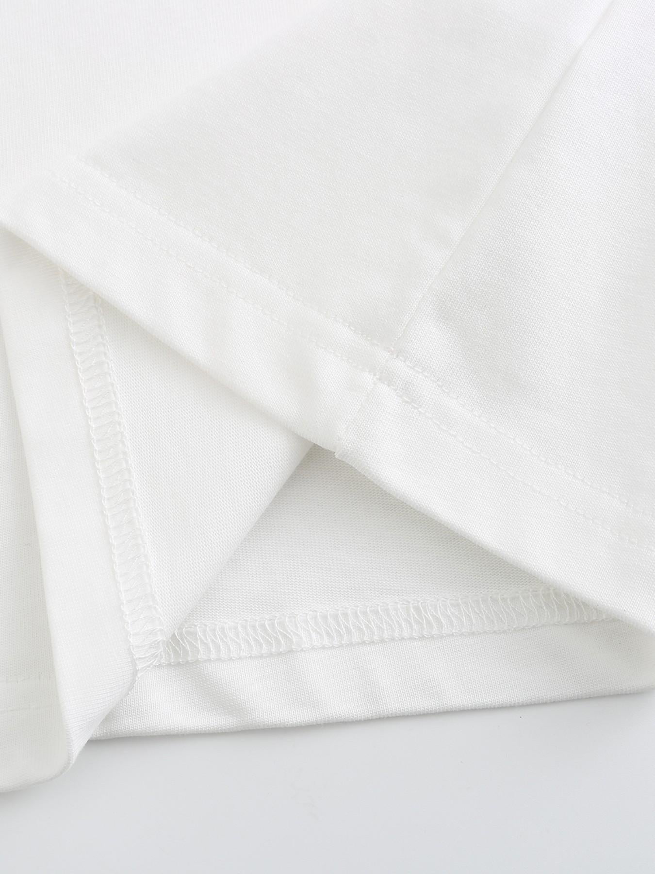 👕 Herren-T-Shirt mit strukturiertem Aufdruck – reine Baumwolle, lockere Passform & vielseitig für Alltag, Freizeit & heiße Tage ☀️