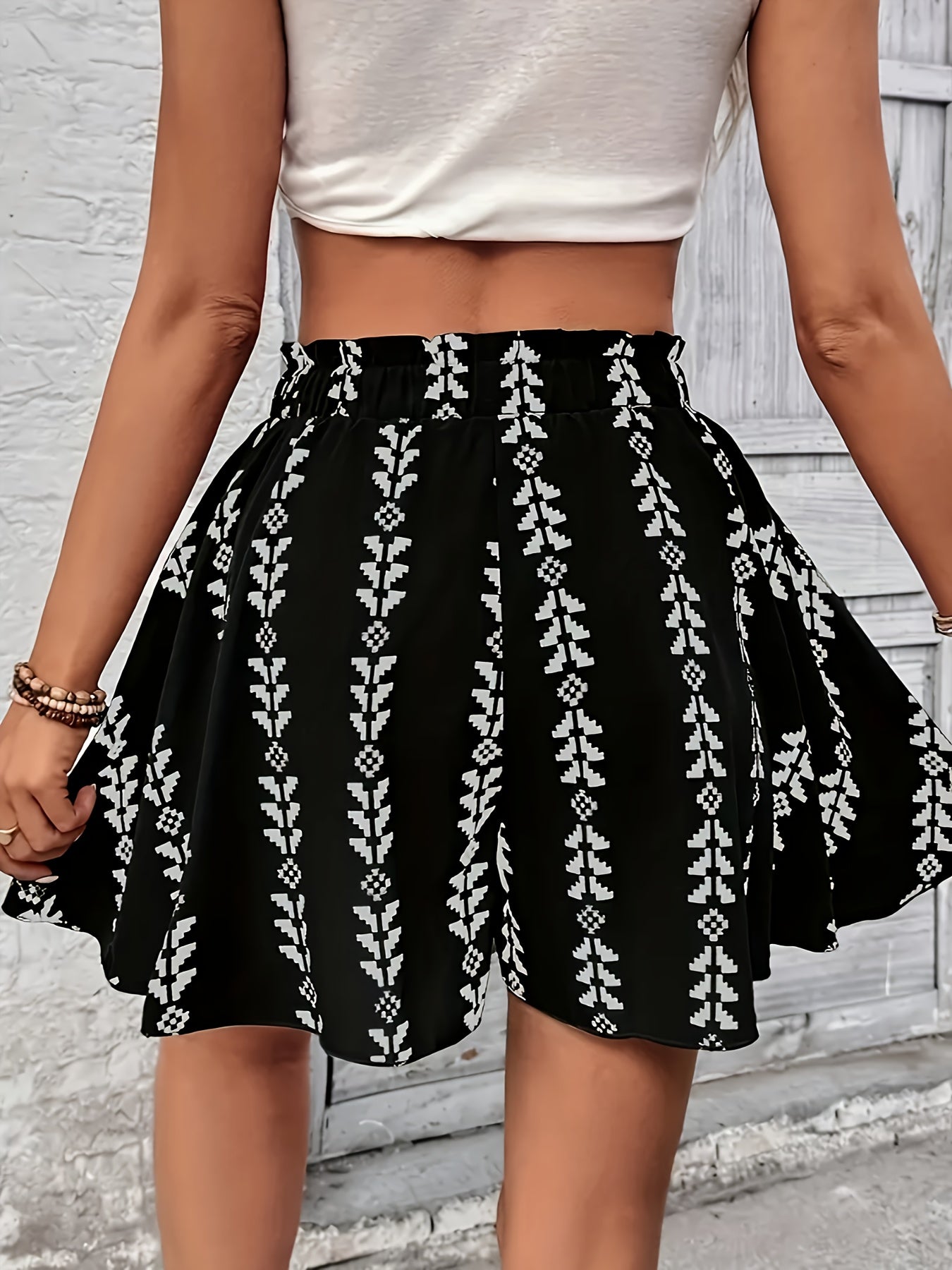 Abigail Boho Flare Shorts