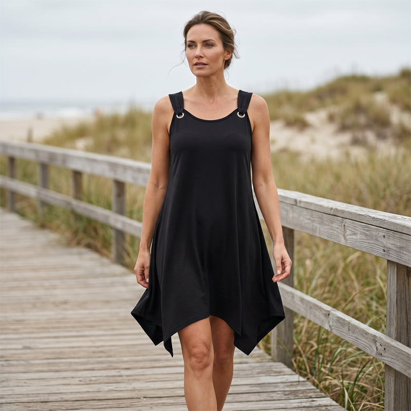 📢Mid-Season Sale: −50% nur für kurze Zeit⏰Ärmelloses Damenkleid mit asymmetrischem Saum