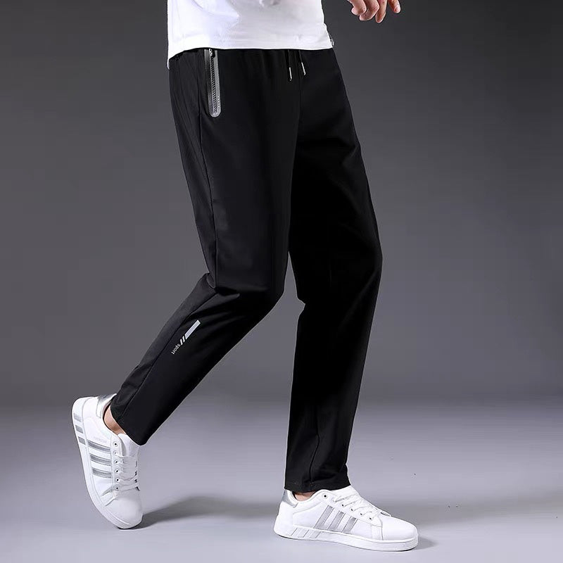 ❄️👖 Kühlende Jogginghose aus Ice-Silk-Material – leicht, atmungsaktiv & feuchtigkeitsableitend, perfekt für warme Tage, Reisen oder Entspannung