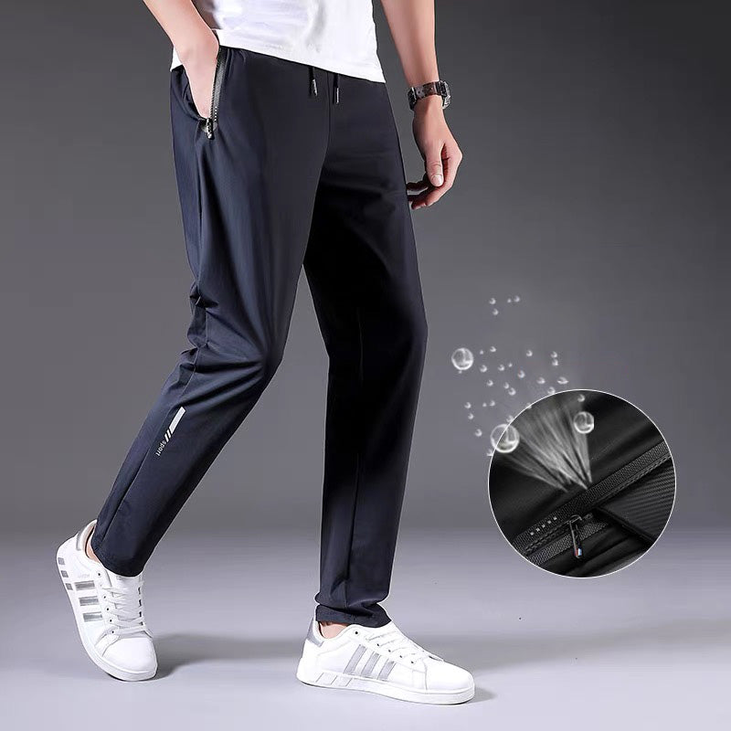❄️👖 Kühlende Jogginghose aus Ice-Silk-Material – leicht, atmungsaktiv & feuchtigkeitsableitend, perfekt für warme Tage, Reisen oder Entspannung