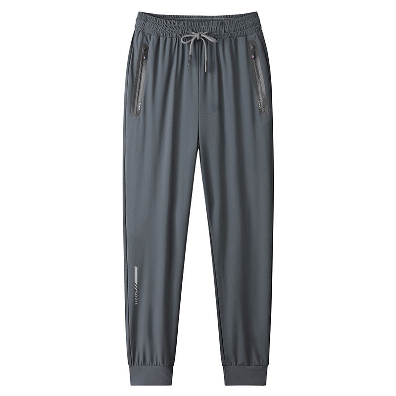 ❄️👖 Kühlende Jogginghose aus Ice-Silk-Material – leicht, atmungsaktiv & feuchtigkeitsableitend, perfekt für warme Tage, Reisen oder Entspannung