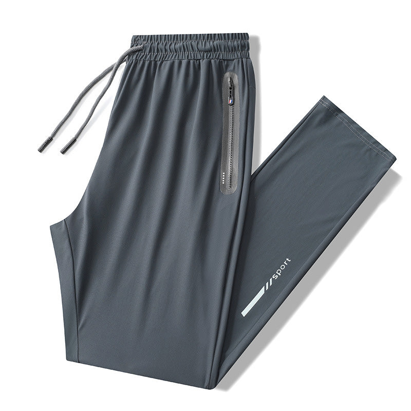 ❄️👖 Kühlende Jogginghose aus Ice-Silk-Material – leicht, atmungsaktiv & feuchtigkeitsableitend, perfekt für warme Tage, Reisen oder Entspannung