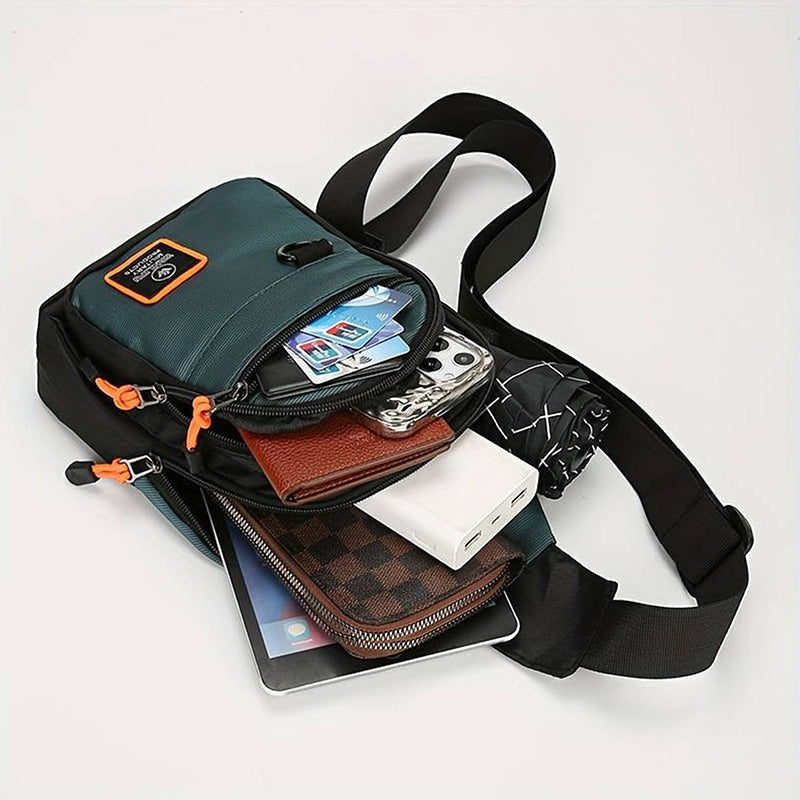 🎒 Wasserdichte Outdoor-Tasche – leicht, robust & mit gepolstertem Rückenteil, schützt Handy & Wertsachen, perfekt für Radfahren, Wandern & den täglichen Gebrauch🚴‍♂️🥾