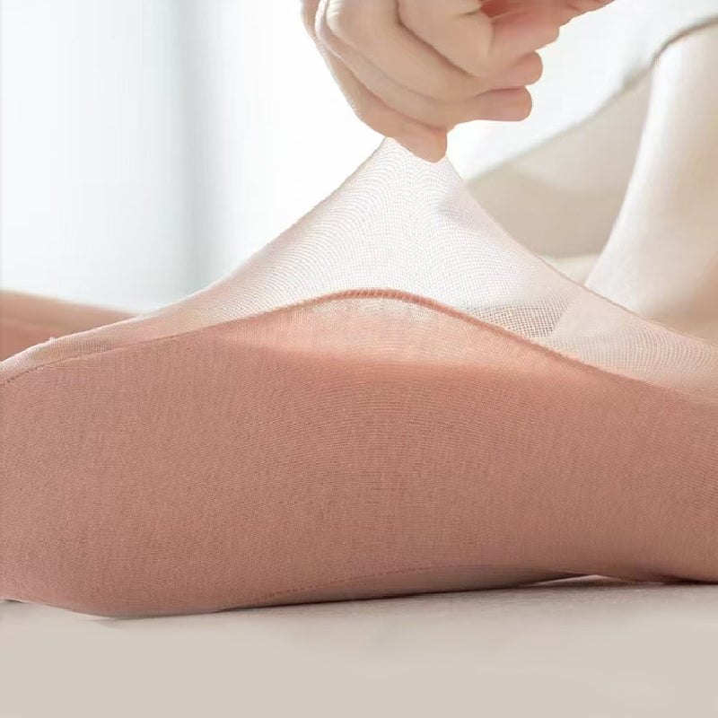 🌴Sommer-Sonderangebote🌴 Ultra-unsichtbare, niedrig geschnittene Bootssocken für Damen aus transparentem Mesh