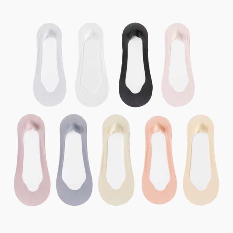 🌴Sommer-Sonderangebote🌴 Ultra-unsichtbare, niedrig geschnittene Bootssocken für Damen aus transparentem Mesh