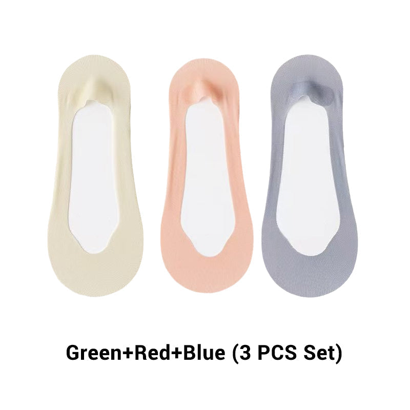 🌴Sommer-Sonderangebote🌴 Ultra-unsichtbare, niedrig geschnittene Bootssocken für Damen aus transparentem Mesh
