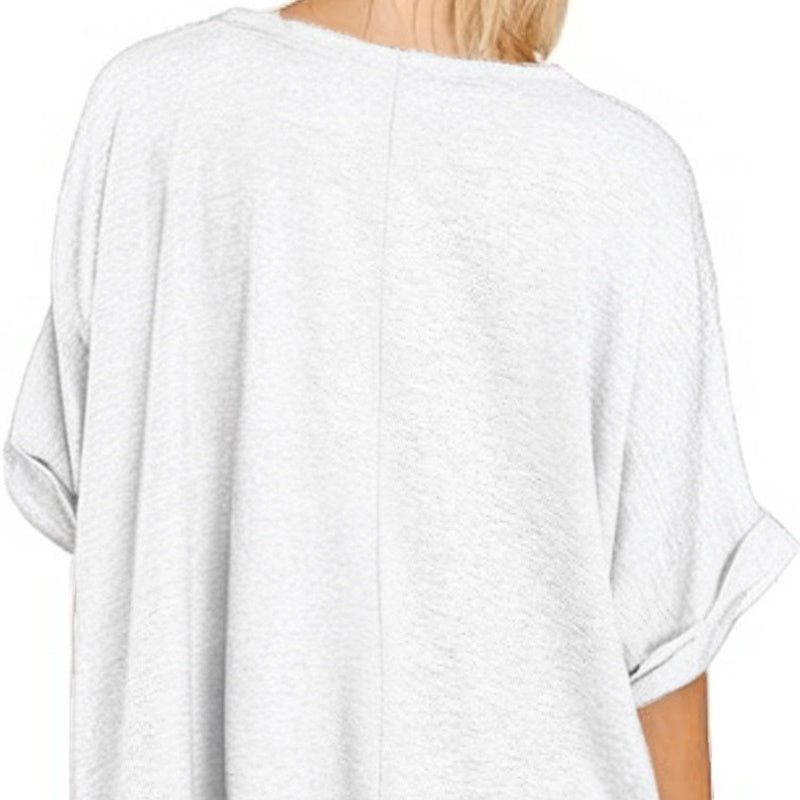 📢📢Letzter Tag – 50 % Rabatt!! ⏰ Damen V-Ausschnitt Top – lässig, locker & stylisch für heiße Sommertage ☀️✨