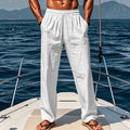 👖 Herren-Leinenhose – atmungsaktiv, locker geschnitten & vielseitig für Sport, Alltag & entspannte Tage 🌿