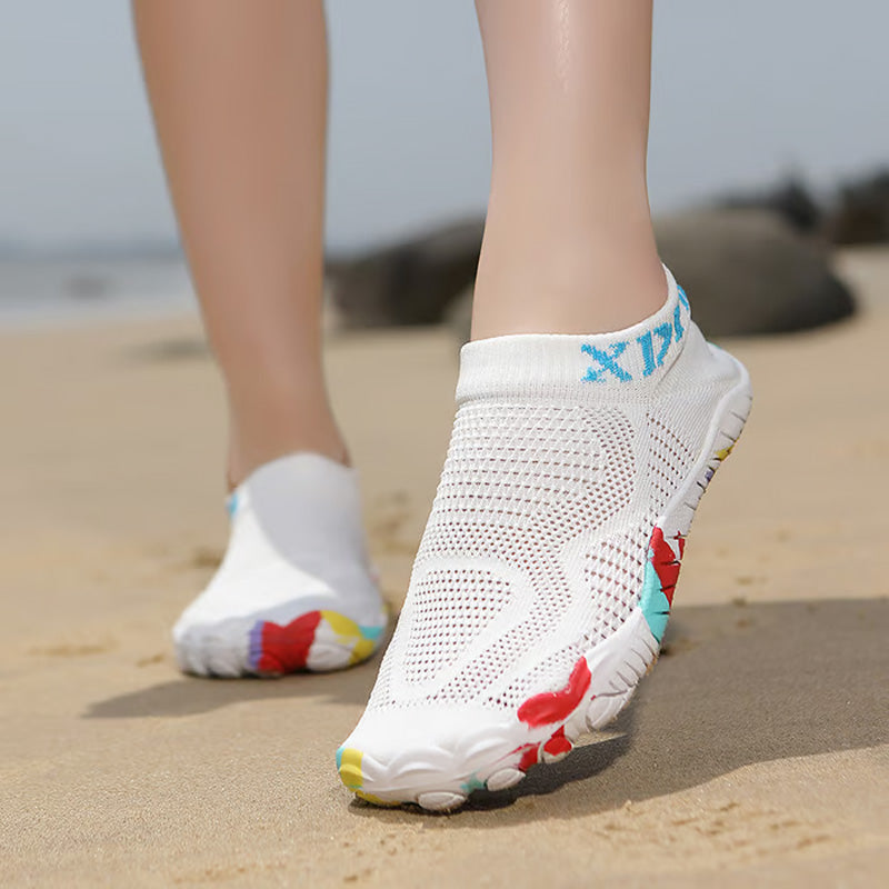 🏊‍♂️ Vielseitige Wasser-Schuhe für Damen & Herren – atmungsaktiv, schnell trocknend & mit Zehen-Design für Schwimmen, Wandern & Fitness 🌊