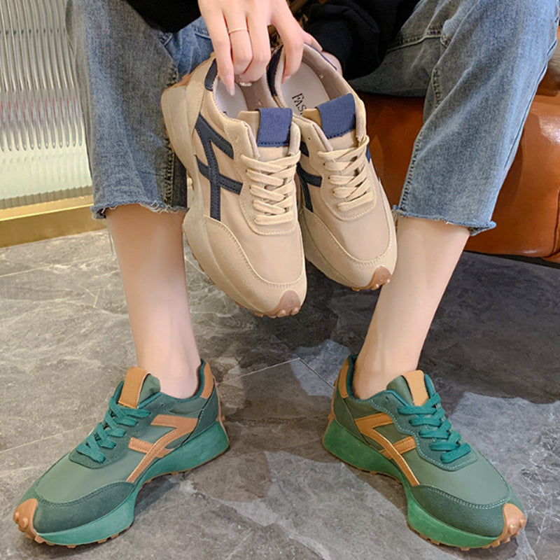 ⏰ 50 % RABATT – Nur für kurze Zeit ✨Modische Damen-Sneakers mit dicker Sohle