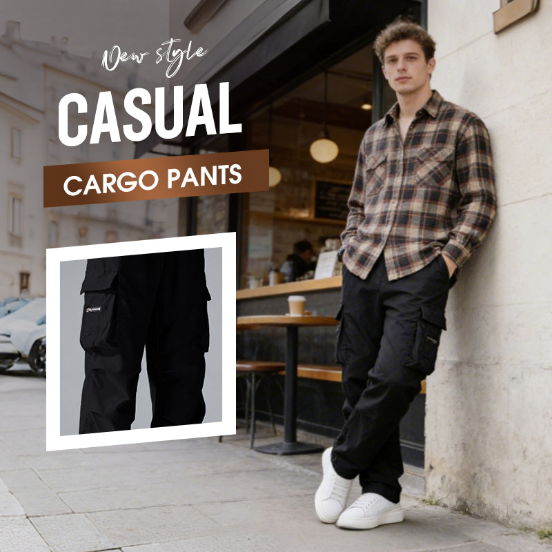 🔥50% RABATT👖 Lässige Herren-Cargohose 🎒 Mit mehreren Taschen