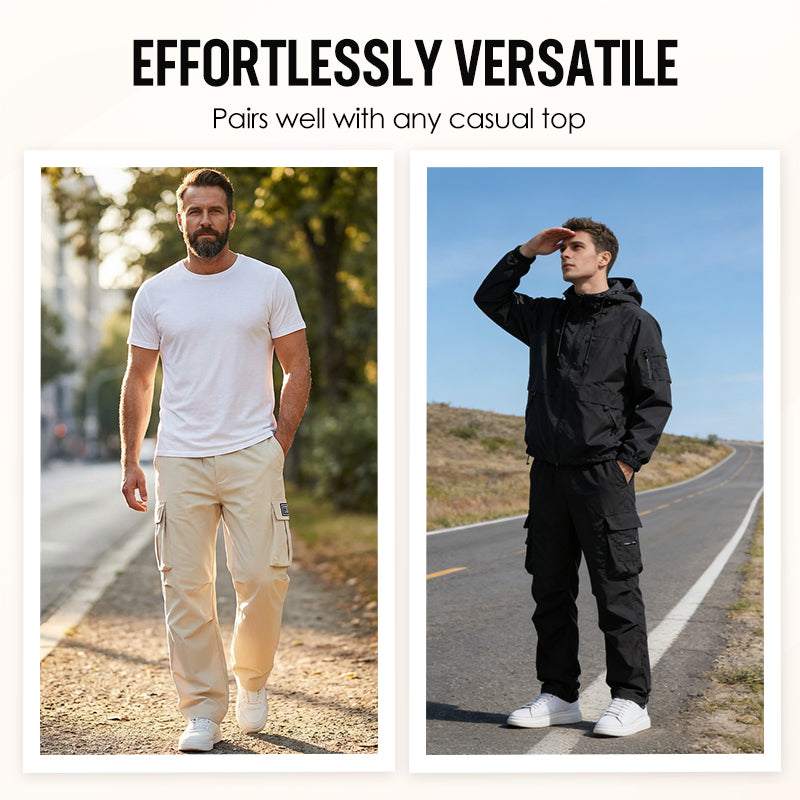 🔥50% RABATT👖 Lässige Herren-Cargohose 🎒 Mit mehreren Taschen