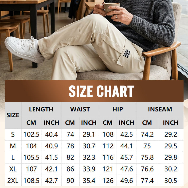 🔥50% RABATT👖 Lässige Herren-Cargohose 🎒 Mit mehreren Taschen