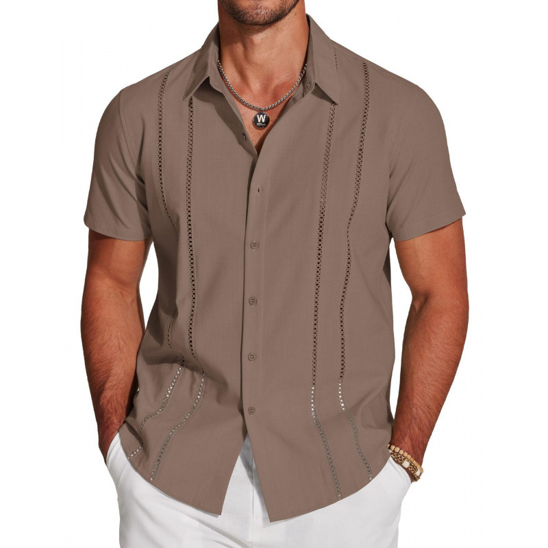 👔 50% RABATT! 💥 Herren Kurzarm-Hemd mit Knopfleiste – Atmungsaktiv, bequem & vielseitig – Perfekt für heiße Tage, Büro oder Freizeit – lässiger Look mit Komfort 🔥