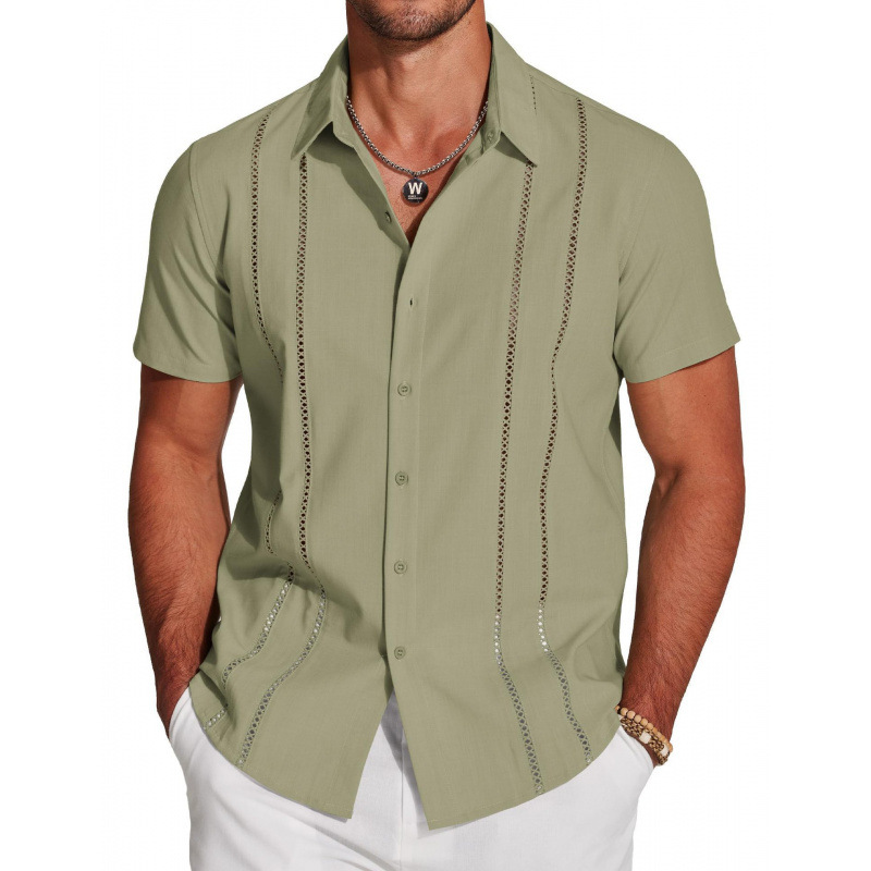 👔 50% RABATT! 💥 Herren Kurzarm-Hemd mit Knopfleiste – Atmungsaktiv, bequem & vielseitig – Perfekt für heiße Tage, Büro oder Freizeit – lässiger Look mit Komfort 🔥