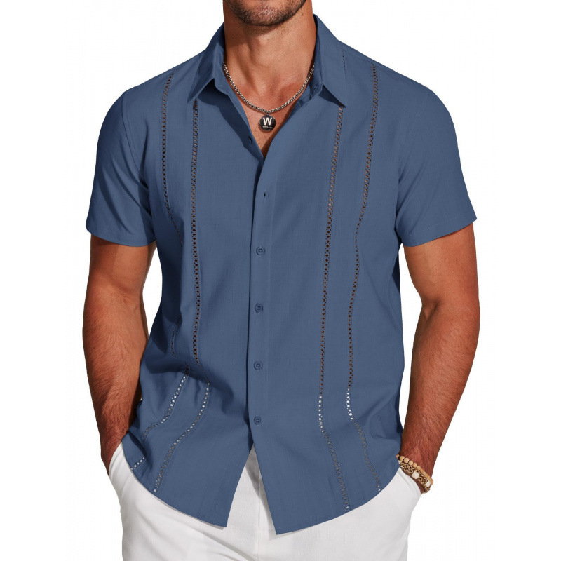 👔 50% RABATT! 💥 Herren Kurzarm-Hemd mit Knopfleiste – Atmungsaktiv, bequem & vielseitig – Perfekt für heiße Tage, Büro oder Freizeit – lässiger Look mit Komfort 🔥