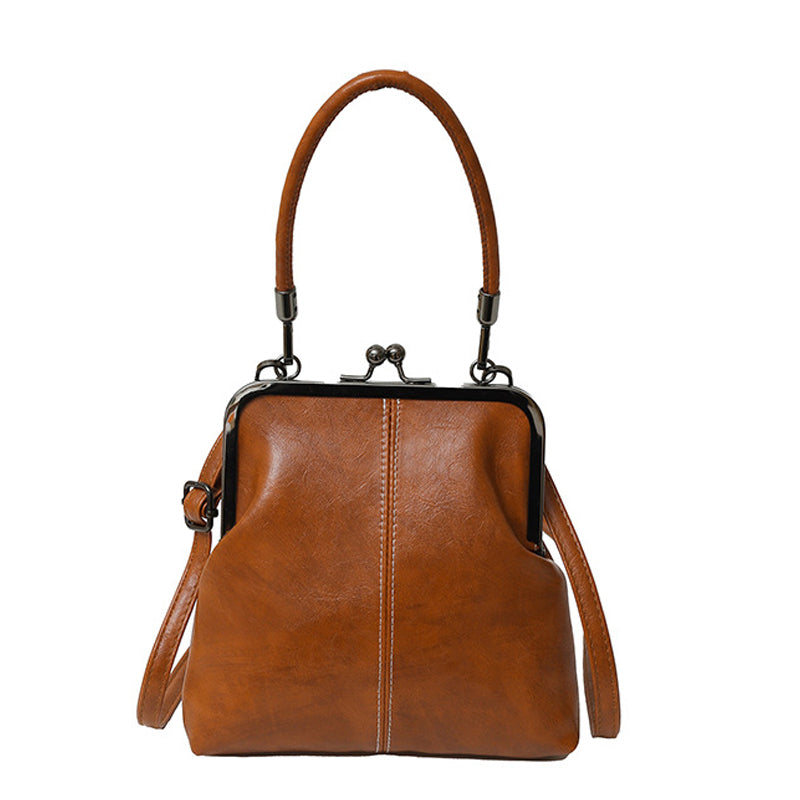 ⏰ 50 % RABATT – Nur für kurze Zeit ✨👜 Clasp-Tasche im Vintage-Stil – zeitloses Design, vielseitig für den Alltag, Einkauf oder entspannte Ausflüge 🌿