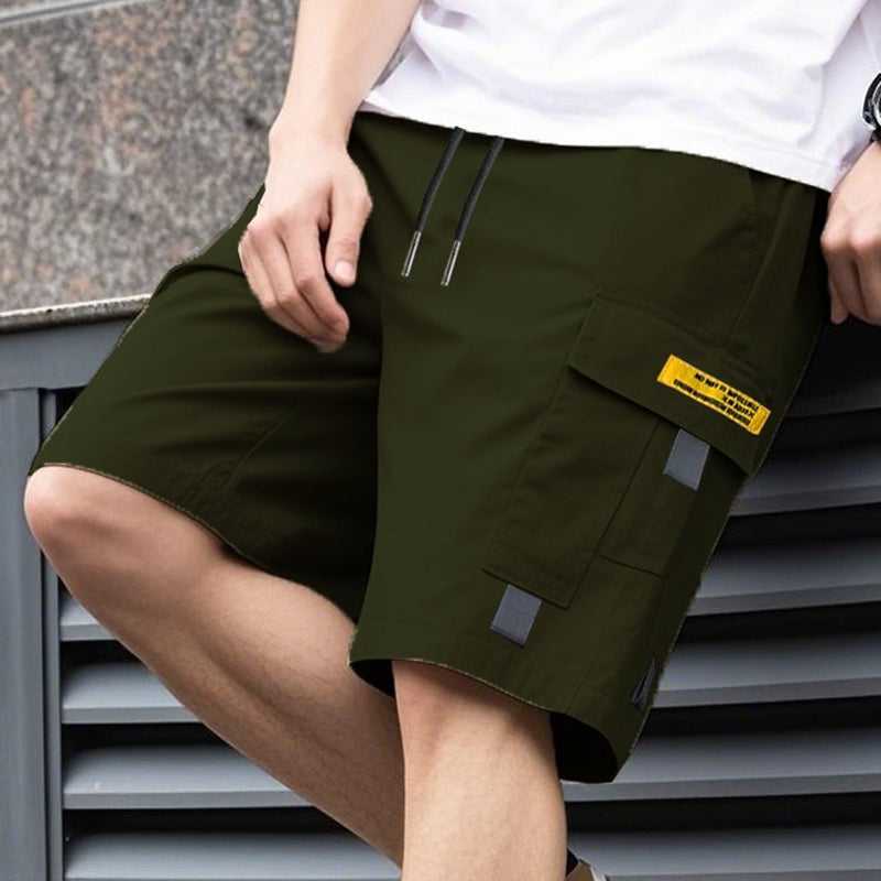 📢📢Letzter Tag – 50 % Rabatt!! ⏰ Herren Lässige Cargo-Shorts mit Kordelzug – Multifunktionstaschen, Verstärkte Nähte & Lockere Passform für Optimalen Komfort 🏕️