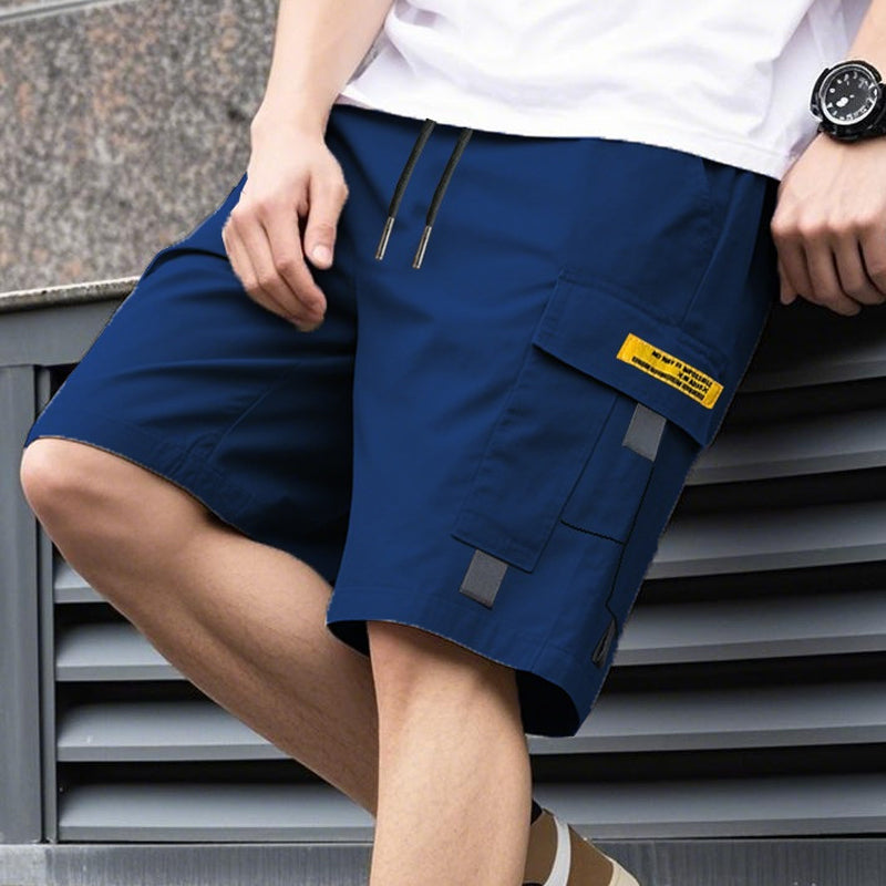 📢📢Letzter Tag – 50 % Rabatt!! ⏰ Herren Lässige Cargo-Shorts mit Kordelzug – Multifunktionstaschen, Verstärkte Nähte & Lockere Passform für Optimalen Komfort 🏕️
