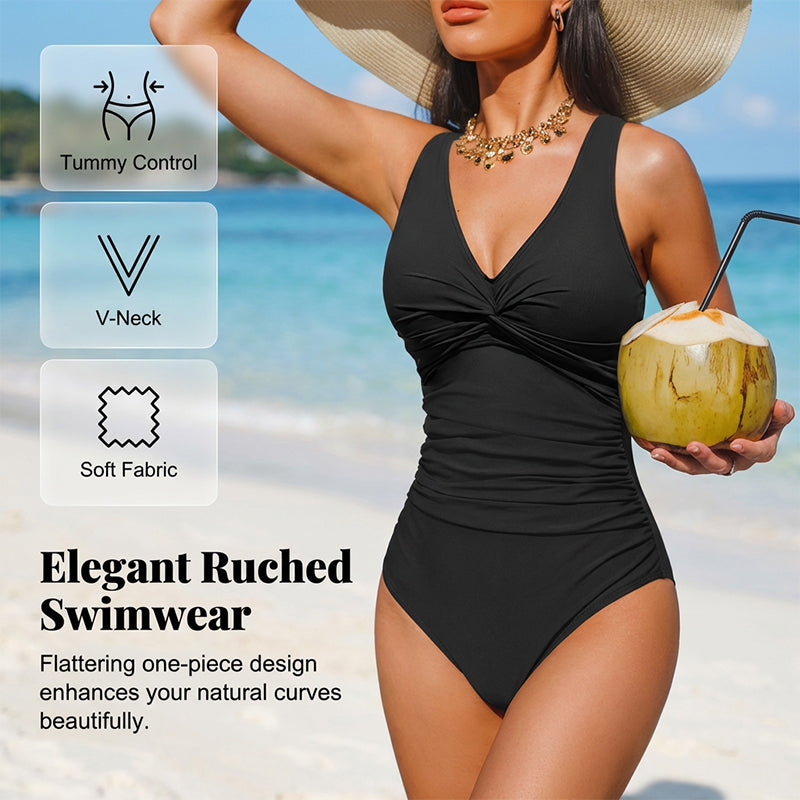 🔥50 % Rabatt – nur für kurze Zeit!🩱Begrüßen wir den Sommer❤️‍🔥-Einteiliger Badeanzug für Damen mit figurformendem Effekt