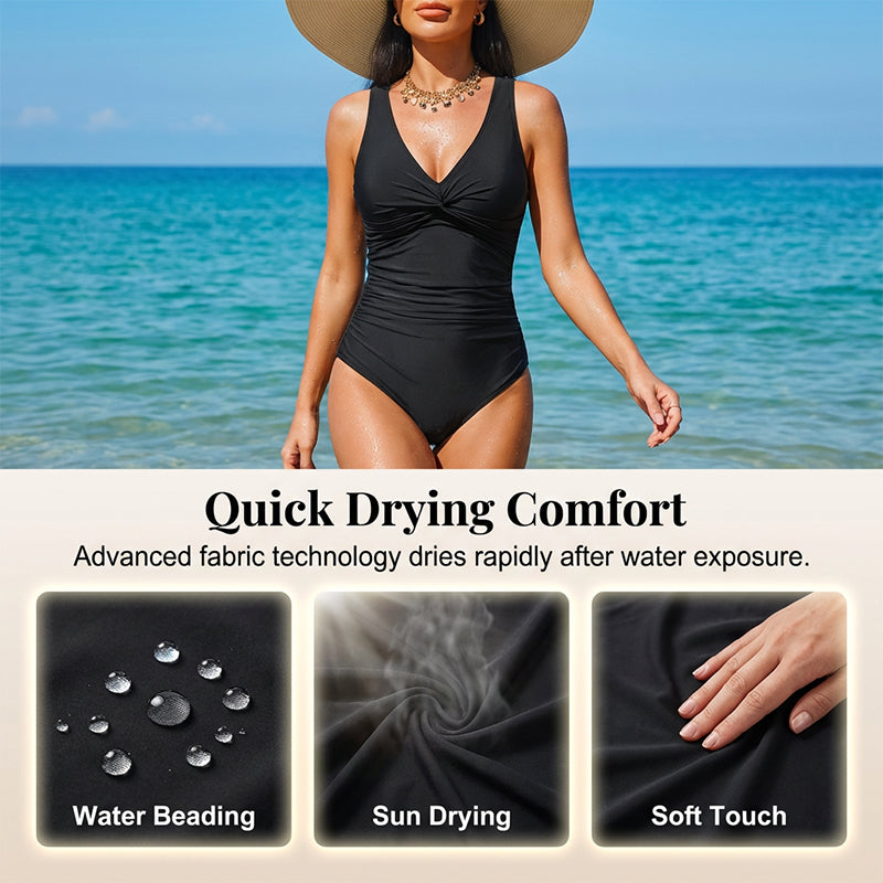 🔥50 % Rabatt – nur für kurze Zeit!🩱Begrüßen wir den Sommer❤️‍🔥-Einteiliger Badeanzug für Damen mit figurformendem Effekt