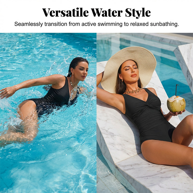 🔥50 % Rabatt – nur für kurze Zeit!🩱Begrüßen wir den Sommer❤️‍🔥-Einteiliger Badeanzug für Damen mit figurformendem Effekt