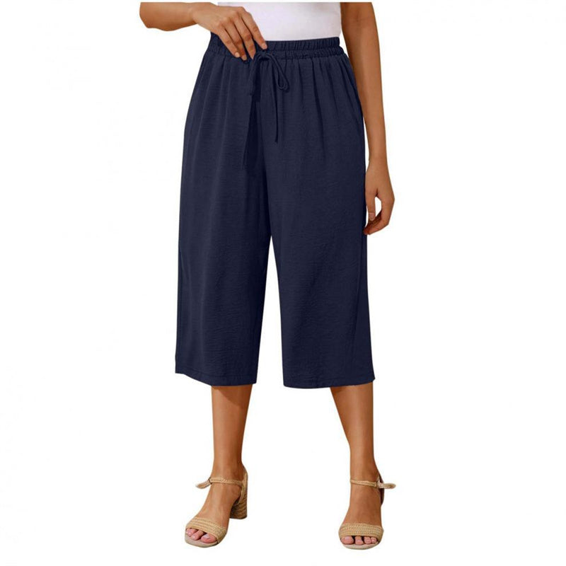 ⏰ 50 % RABATT – Nur für kurze Zeit ✨Damen Sommer Caprihose 🌿 Leicht, Luftig & Vielseitig kombinierbar
