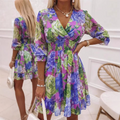 📢Mid-Season Sale: −50% nur für kurze Zeit⏰ Farbblock-Kleid mit Rüschen & langen Ärmeln – weich fallender Stoff, schmeichelhafte Taille, perfekt für Gartenpartys & Sommerfeste🌸✨